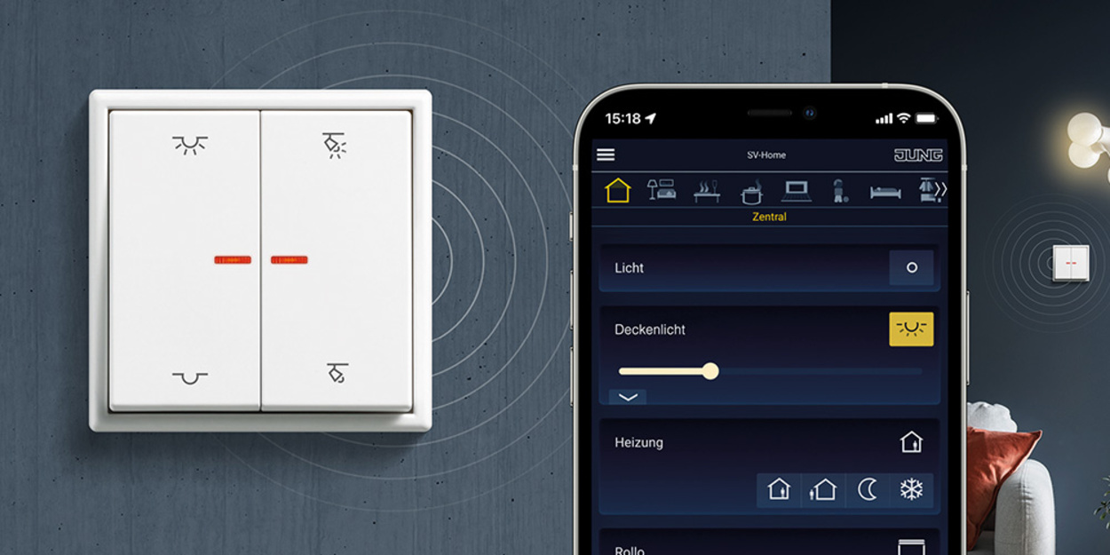 KNX RF Taster bei Frank Elektrotechnik GmbH in Buchen
